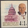Burundi - 1967 - Characters - 4+1 FR - Multicolor - Burundi, Characters - Scott B28 - Winston Churchill y St. Paul's London - 0